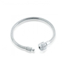 Glitter Jewelry 925 Silver Clasp 3mm Snake Chain Bracelet YCB238